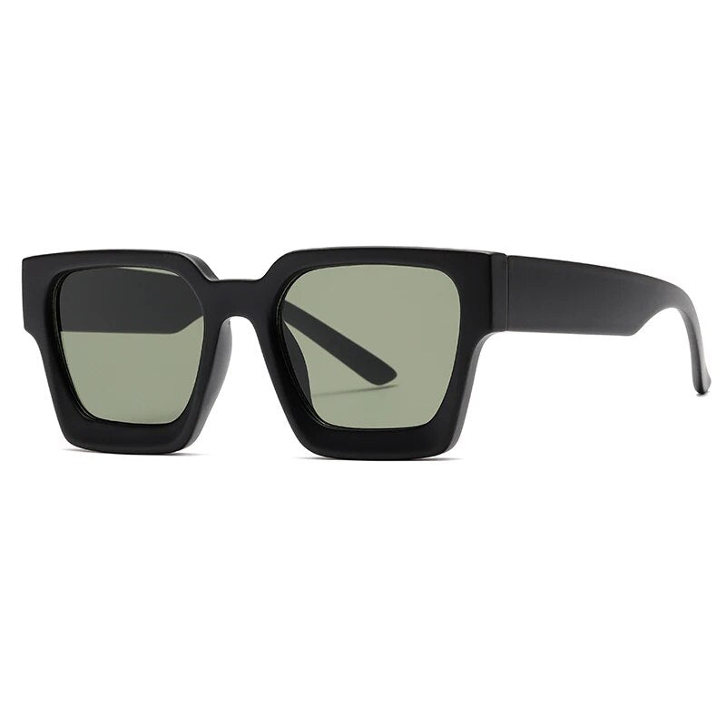 retro oversize square sunglasses, view 3 - MRSLM