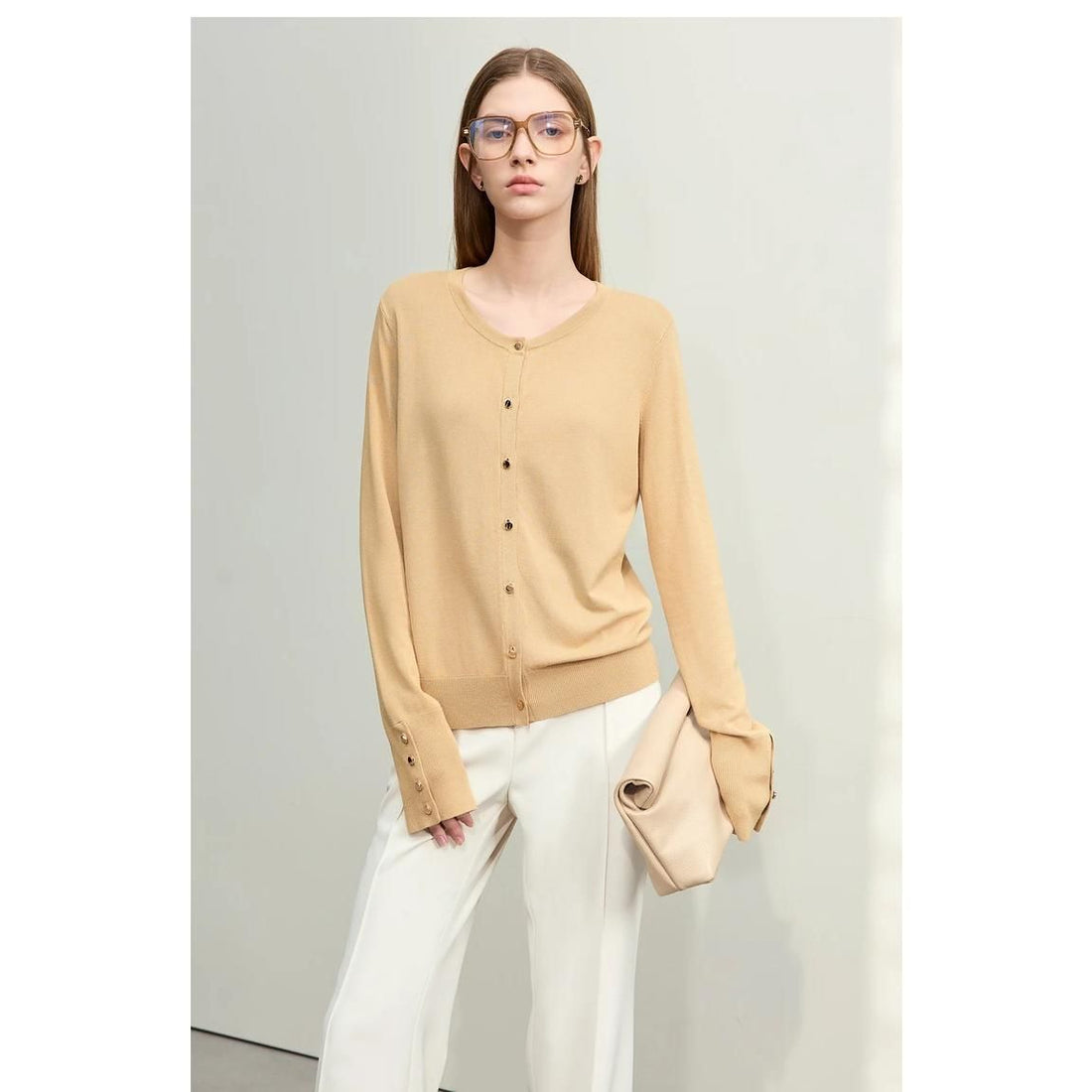 Spring Essential Viscose Blend Cardigan