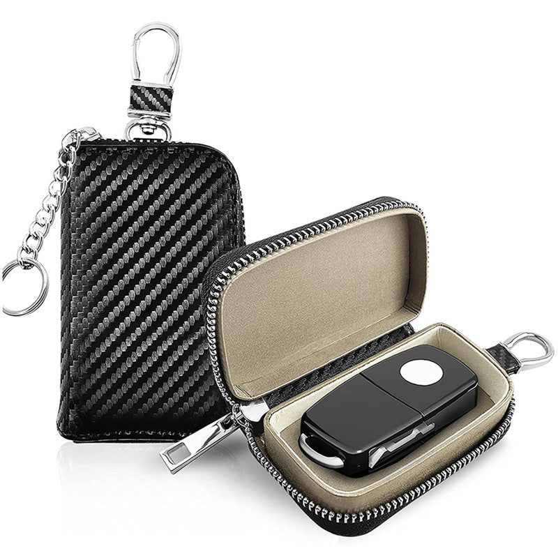 carbon fiber car key case, view 2 - MRSLM