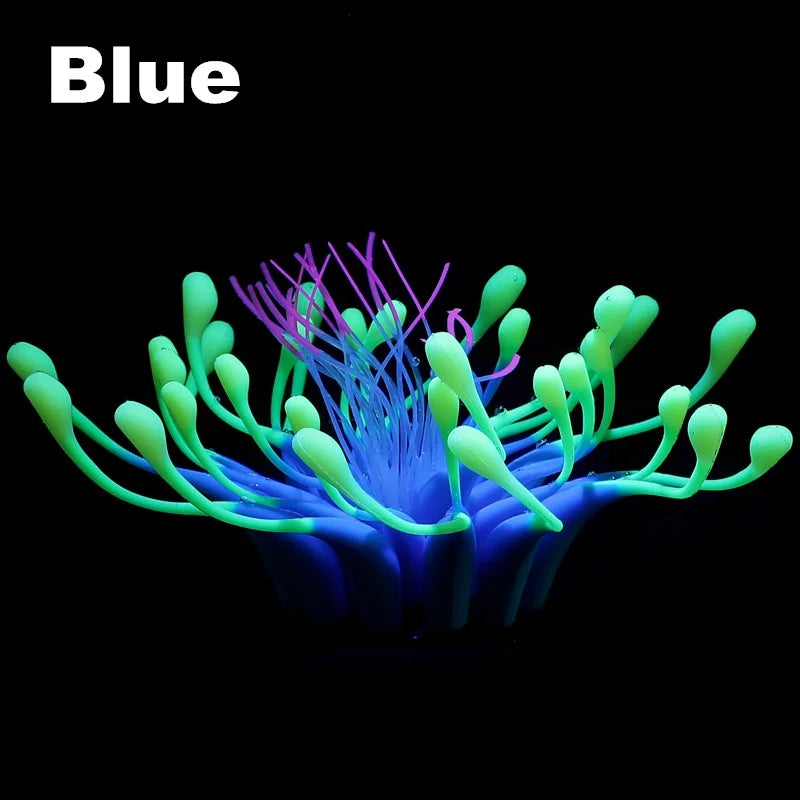 glowing coral aquarium decoration, view 6 - MRSLM
