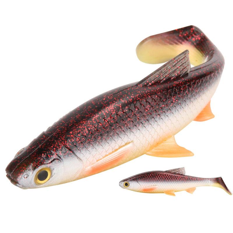 3D river roach paddle tail fishing lure, view 7 - MRSLM