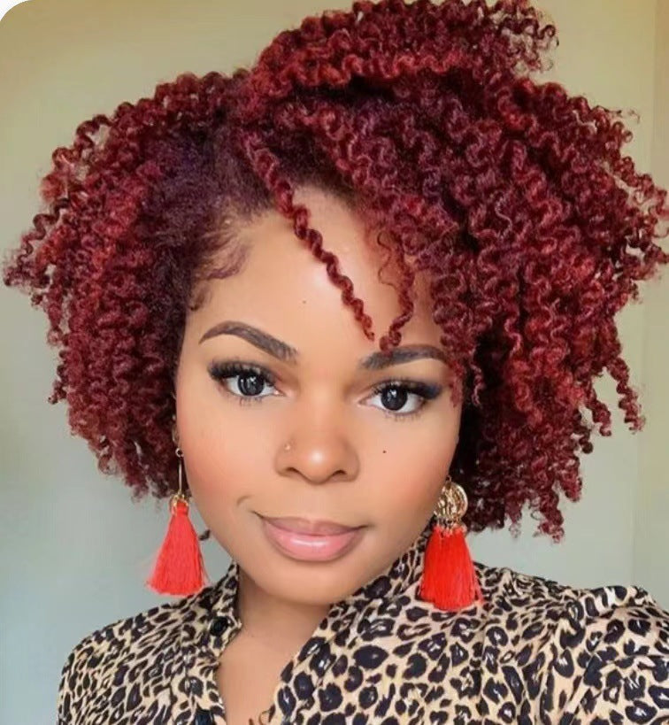 Women's short curly wig, view 8 - MRSLM
