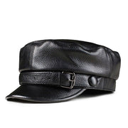 retro cowhide beret, view 4 - MRSLM