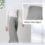 silk wide leg pants, view 7 - MRSLM