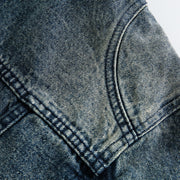 men's embroidered denim jacket, view 9 - MRSLM