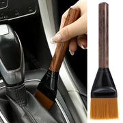 Black sandalwood car interior cleaning brush, view 4 - MRSLM