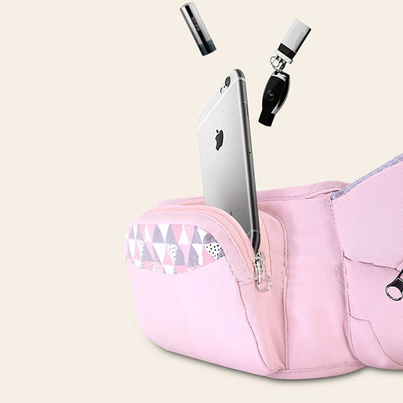 baby carrier backpack with hip seat, view 9 - MRSLM