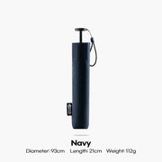 ultra-light folding travel umbrella, view 2 - MRSLM