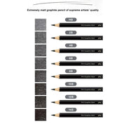 8-piece graphite pencil set, view 7 - MRSLM