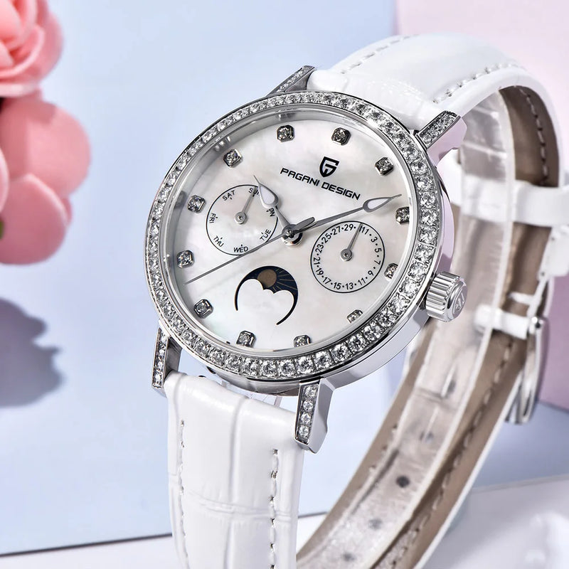 sapphire glass quartz wristwatch, view 5 - MRSLM