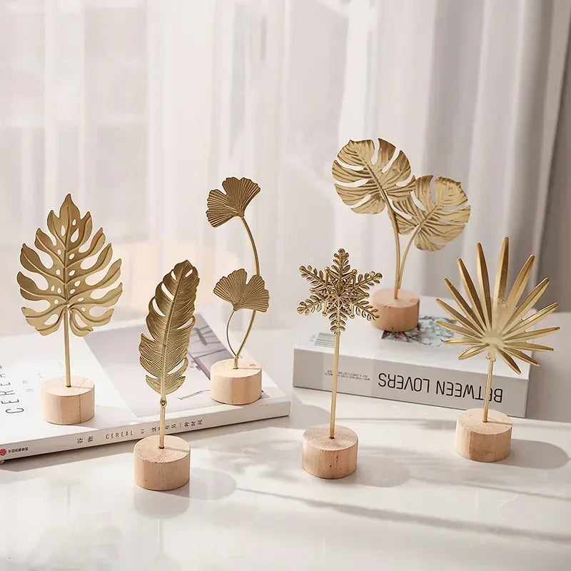 gold iron leaf decoration - MRSLM