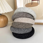 elegant retro plaid wide hairband, view 8 - MRSLM