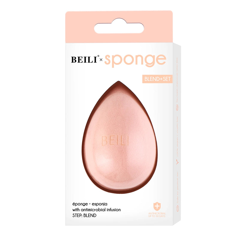 Non-latex makeup sponge with box, view 4 - MRSLM