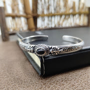 vintage thai silver open bracelet - MRSLM