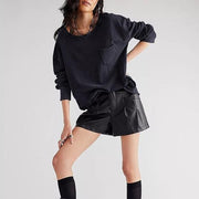 oversized cotton sweatshirt, view 7 - MRSLM