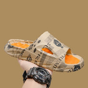 men's summer thick sole flip-flops, view 6 - MRSLM