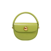 round crescent handbag, view 8 - MRSLM