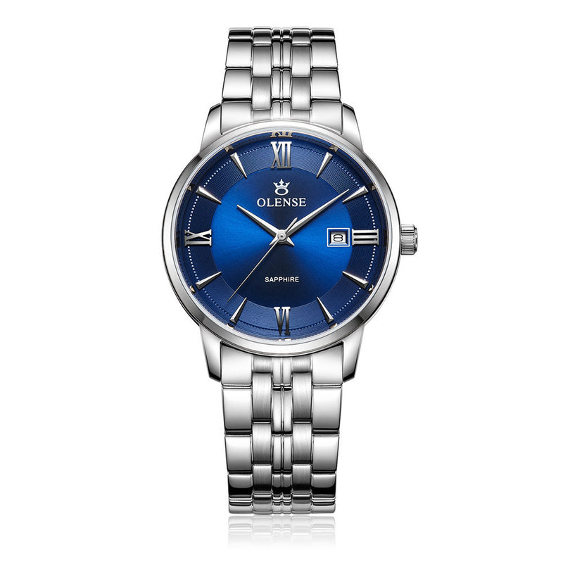 stainless steel couple watch, view 4 - MRSLM