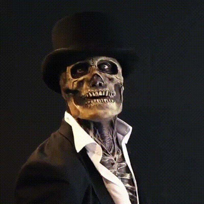skeleton latex mask, view 5 - MRSLM