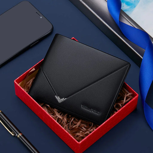 Men's slim leather wallet - MRSLM