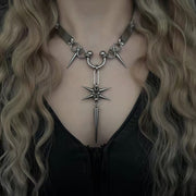 tassel pendant titanium steel necklace - MRSLM
