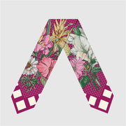 women's silk skinny scarf, view 7 - MRSLM
