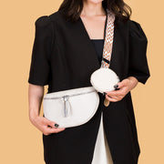 Women's genuine leather crossbody belt bag, view 7 - MRSLM