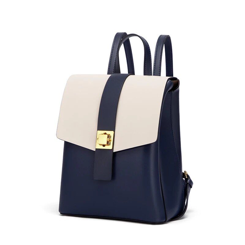 versatile leather fashion backpack, view 5 - MRSLM