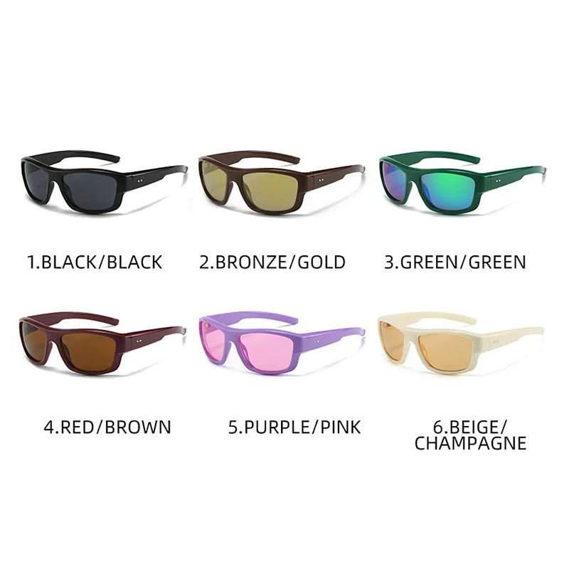 cyberpunk square mirror sunglasses, view 11 - MRSLM