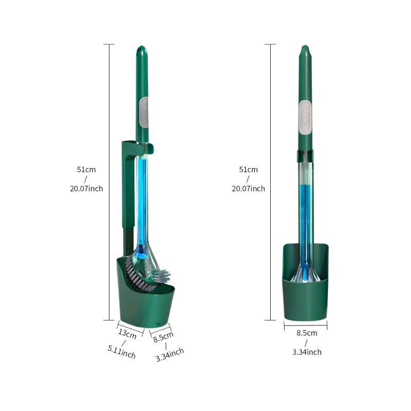 toilet brush with long handle, view 10 - MRSLM