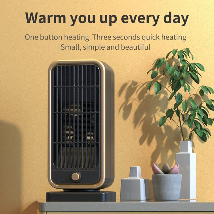 500W Portable Desktop Heater with PTC Fast Heating & Energy Saving