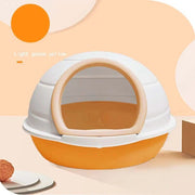 Space capsule cat litter box, view 2 - MRSLM