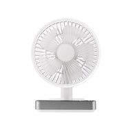 usb rechargeable oscillating desk fan, view 3 - MRSLM