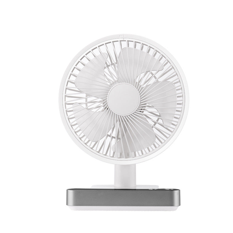 usb rechargeable oscillating desk fan, view 3 - MRSLM