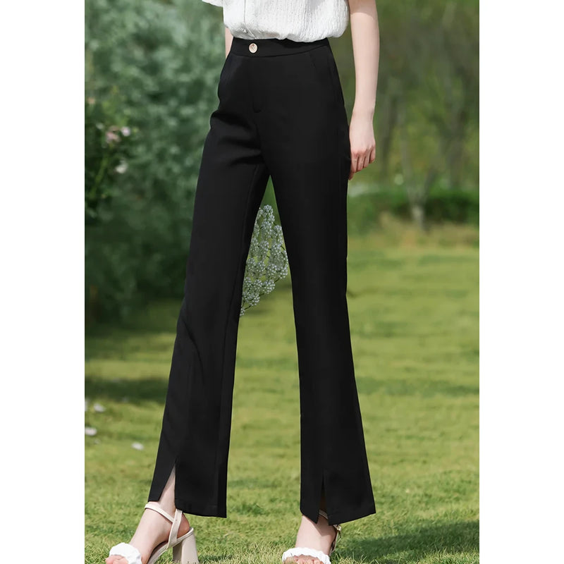 black boot cut trousers, view 6 - MRSLM