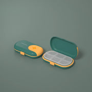 portable travel pill case with cutter, view 4 - MRSLM