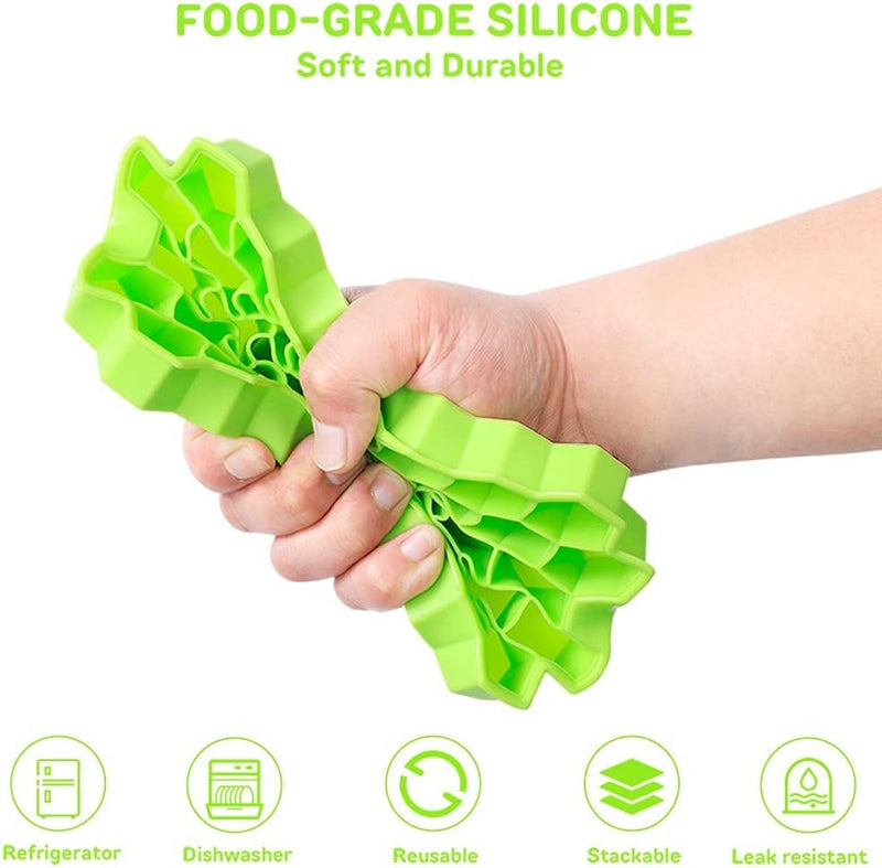 honeycomb silicone ice cube tray, view 4 - MRSLM