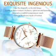 dragonfly design women's watch, view 7 - MRSLM