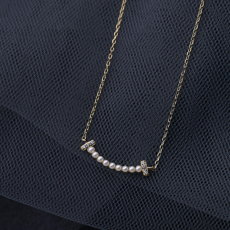 women's sterling silver smiley face necklace, view 4 - MRSLM