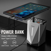 8-in-1 car jump starter and air pump power bank, view 3 - MRSLM