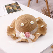 kids daisy sun hat and handbag set, view 9 - MRSLM