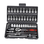 46-piece car repair tool set, view 3 - MRSLM