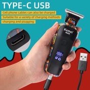 digital display men's hair clipper, view 3 - MRSLM