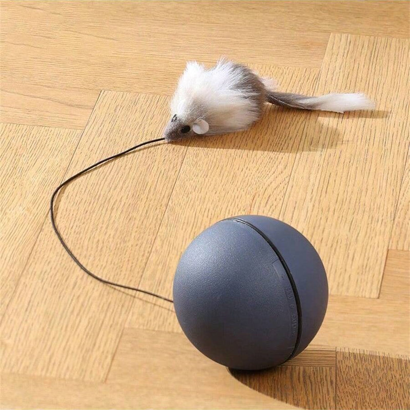 automatic rolling cat toy ball, view 2 - MRSLM