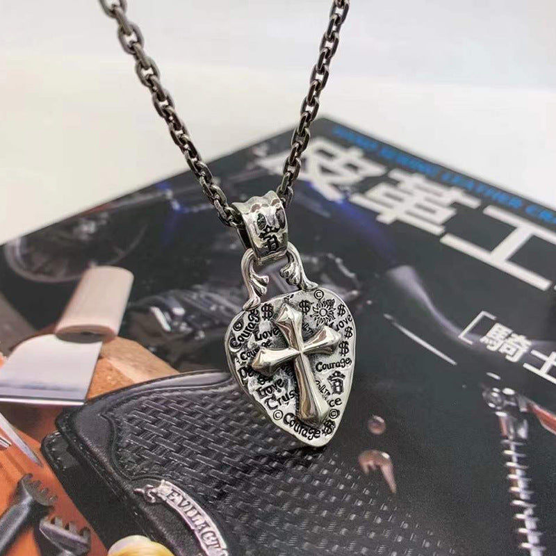 Graffiti cross pendant necklace - MRSLM
