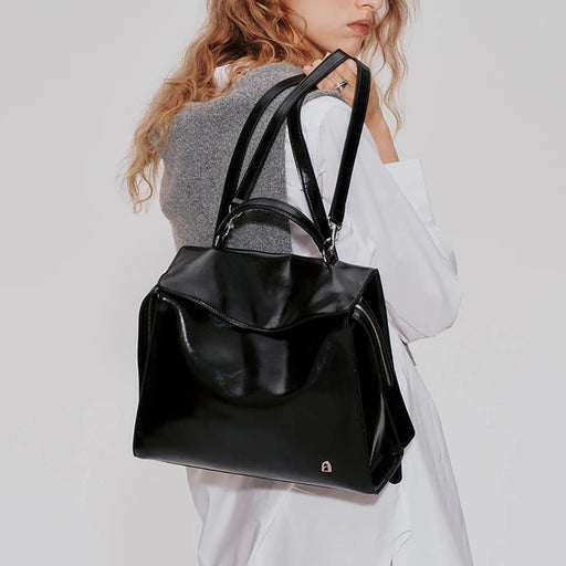 leather travel backpack - MRSLM