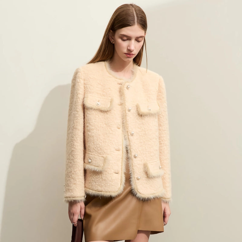camel wool blend coat - MRSLM