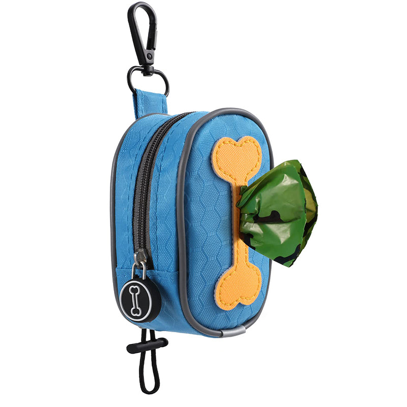 dog poop bag holder for leash, view 2 - MRSLM