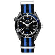 men's automatic mechanical canvas strap watch, view 12 - MRSLM