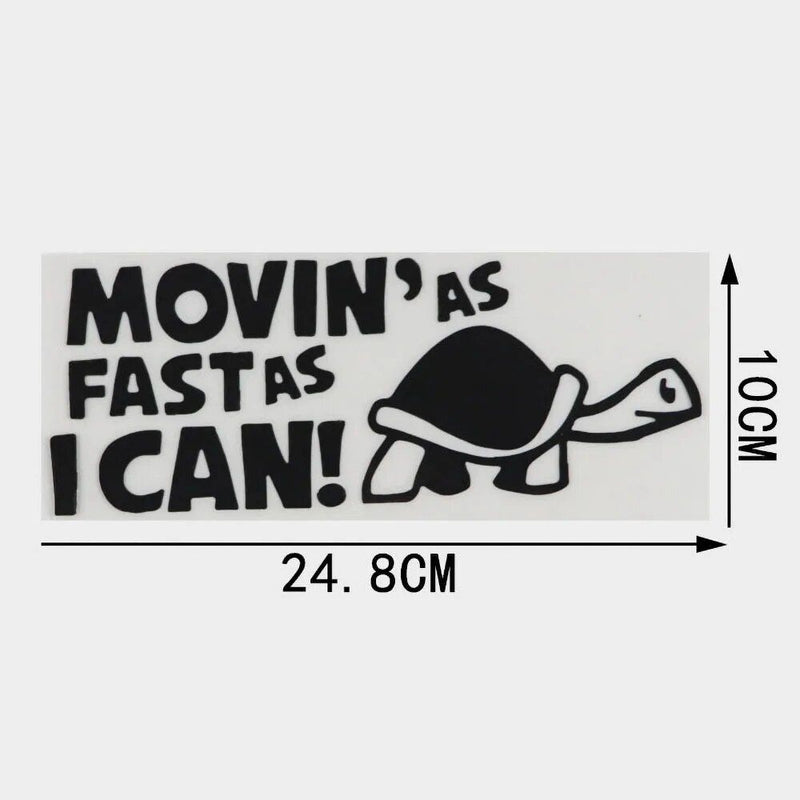 reflective animal car decal, view 5 - MRSLM